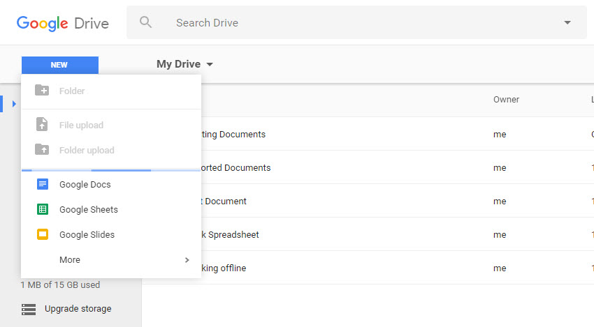 A New Hope Google Docs